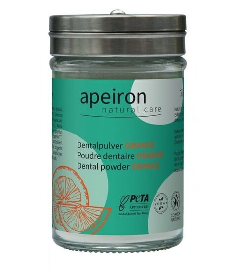 

Зубной порошок, АПЕЛЬСИН, Cosmos Natural, Веган, 40 г Apeiron