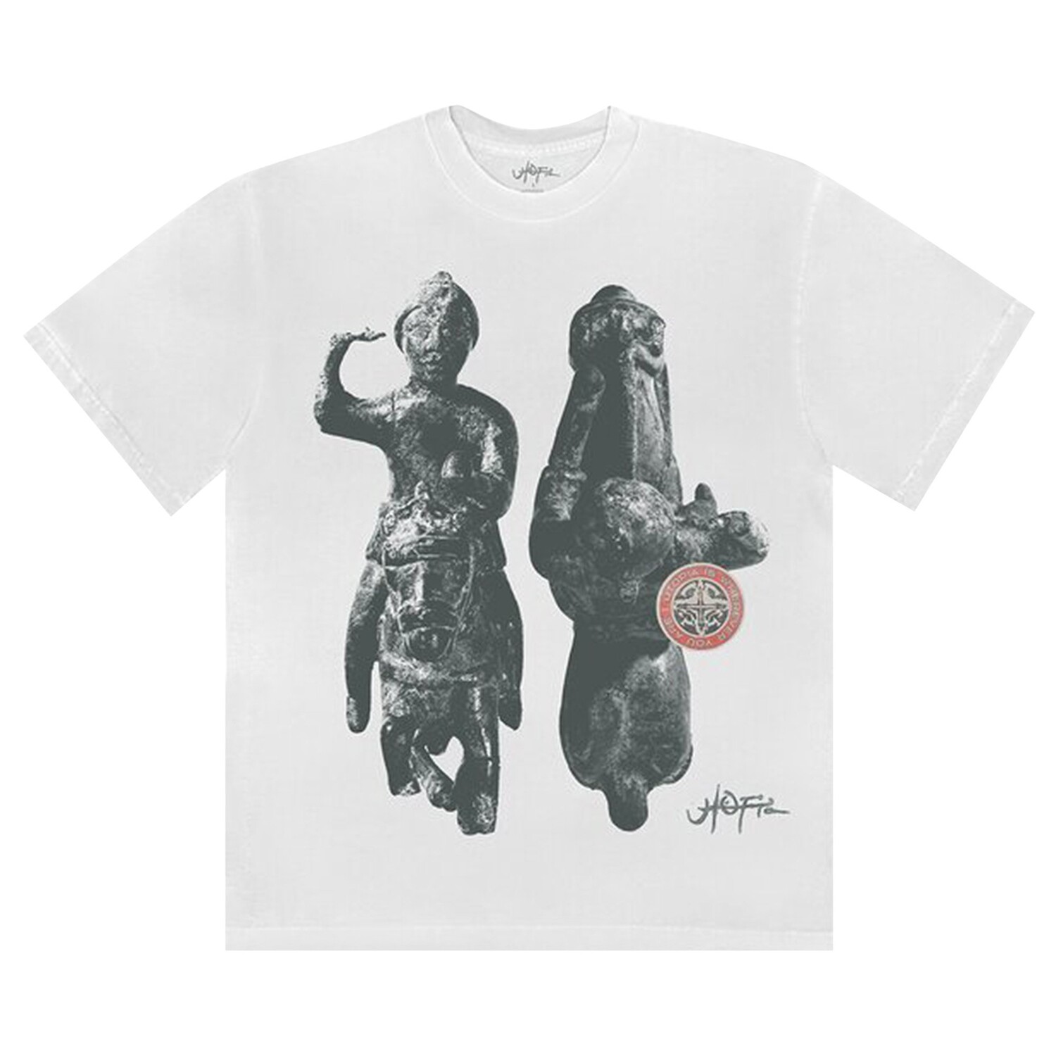 

Футболка Cactus Jack от Travis Scott Circus Maximus, белая