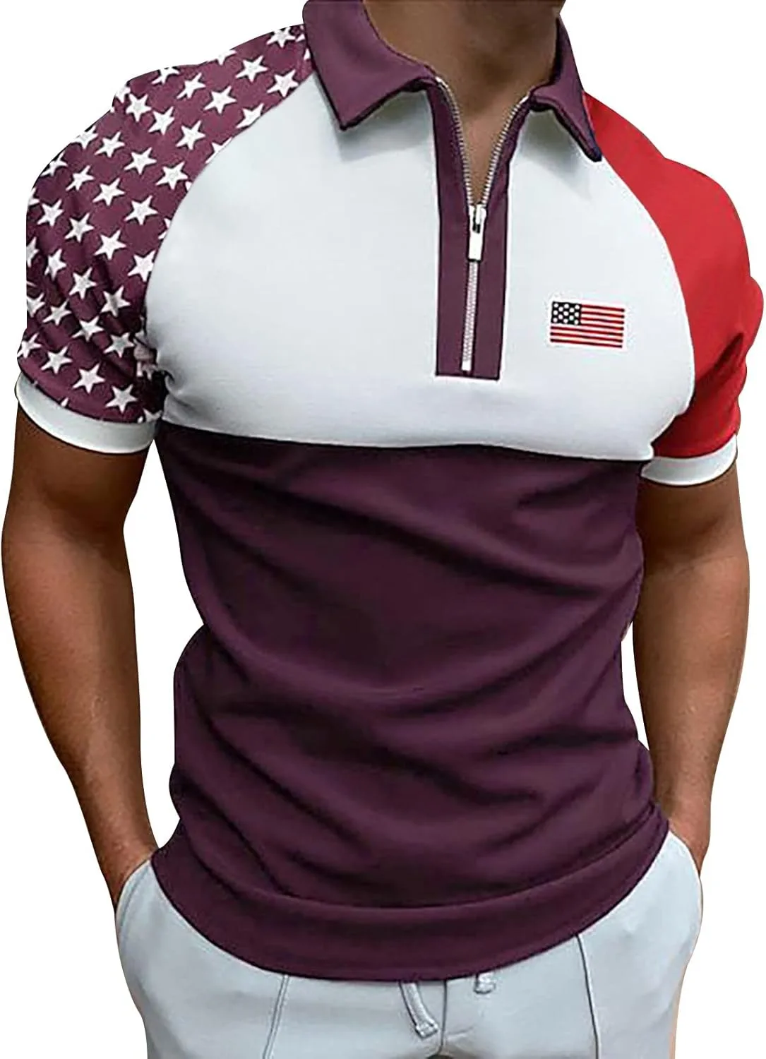 

Мужская футболка Polo 4th of July 1776 Independence Day