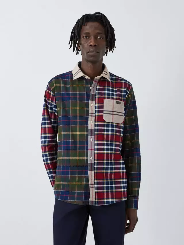 

Рубашка Barbour Tomorrow's Archive Mutan Tartan Patchwork