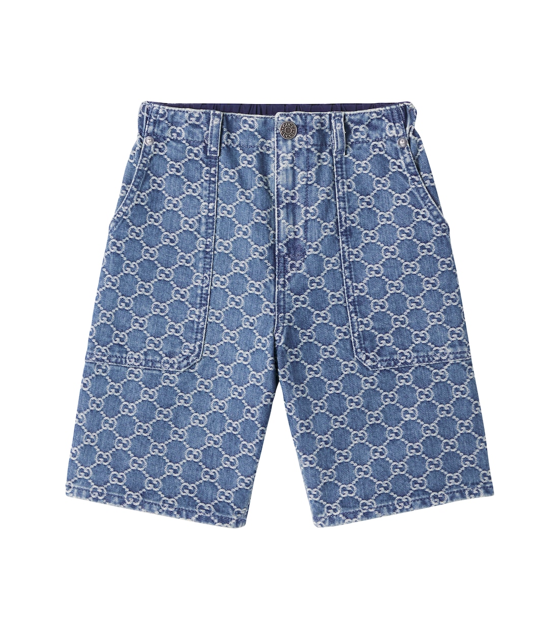 

GG джинсовые бермуды Gucci Kids, Deep Azure