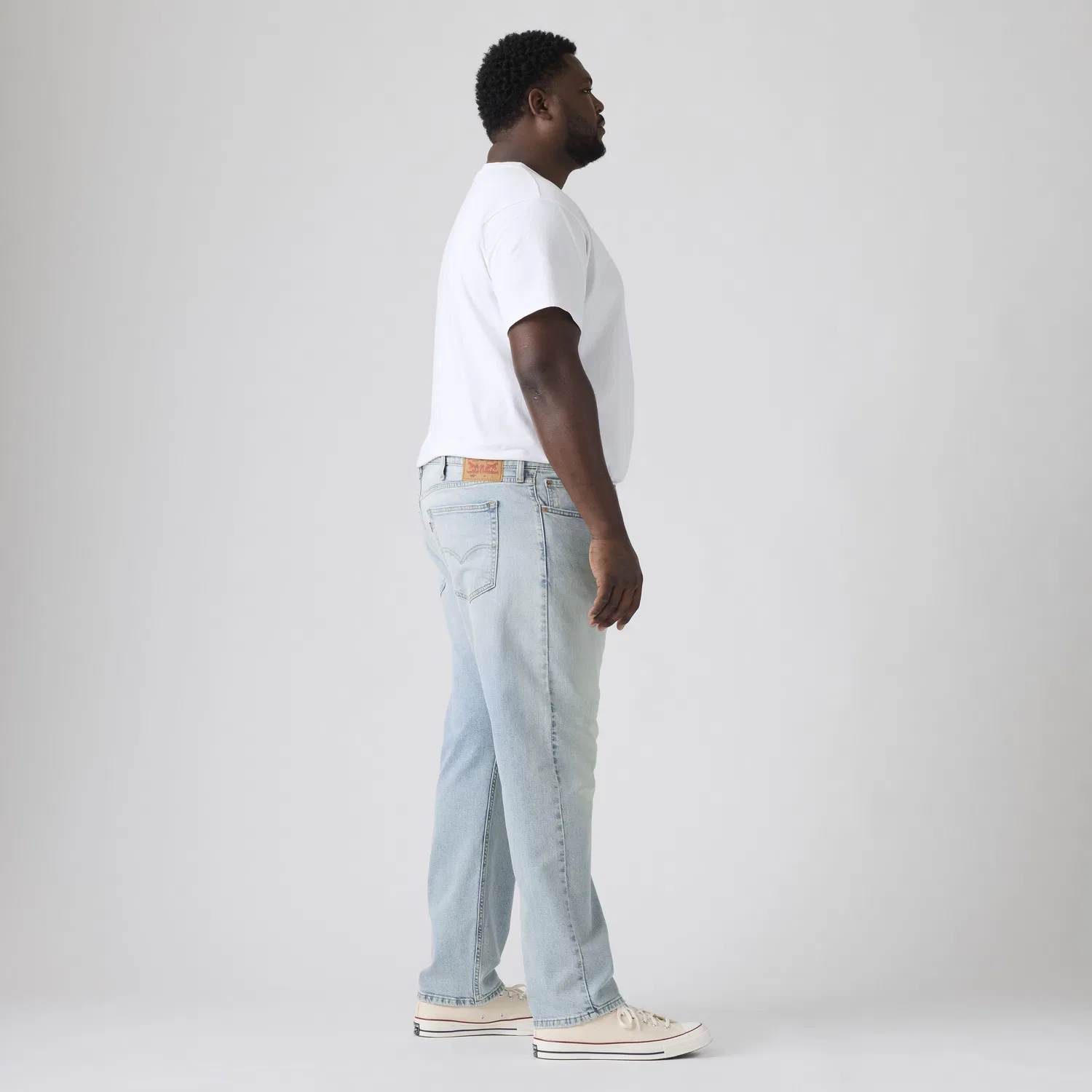 Мужские джинсы 502 зауженного кроя (большие размеры) Levi's, Light Wash — фото 4