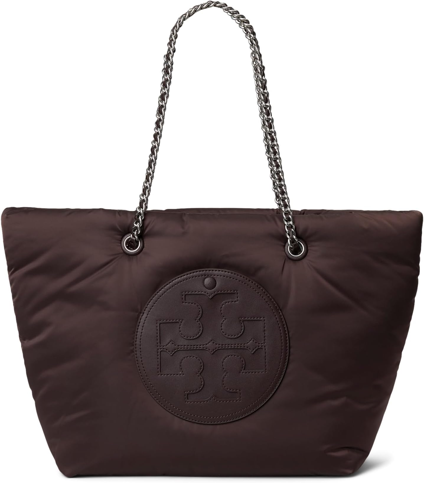

Сумка-тоут Tory Burch Ella Puffy Chain Tote, цвет Tempranillo