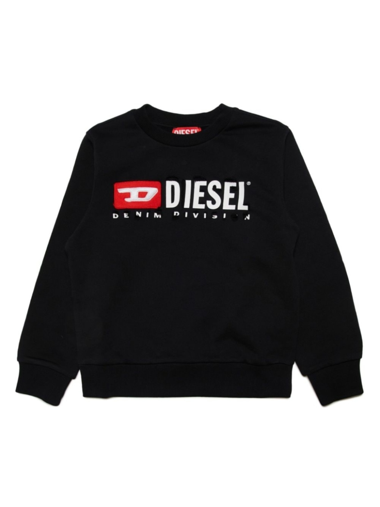 

Diesel толстовка с эффектом потертости, черный