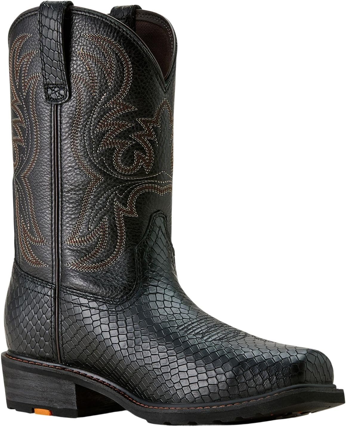 

Мужские ботинки ARIAT Ironside с квадратным носком и стальным носком, черный