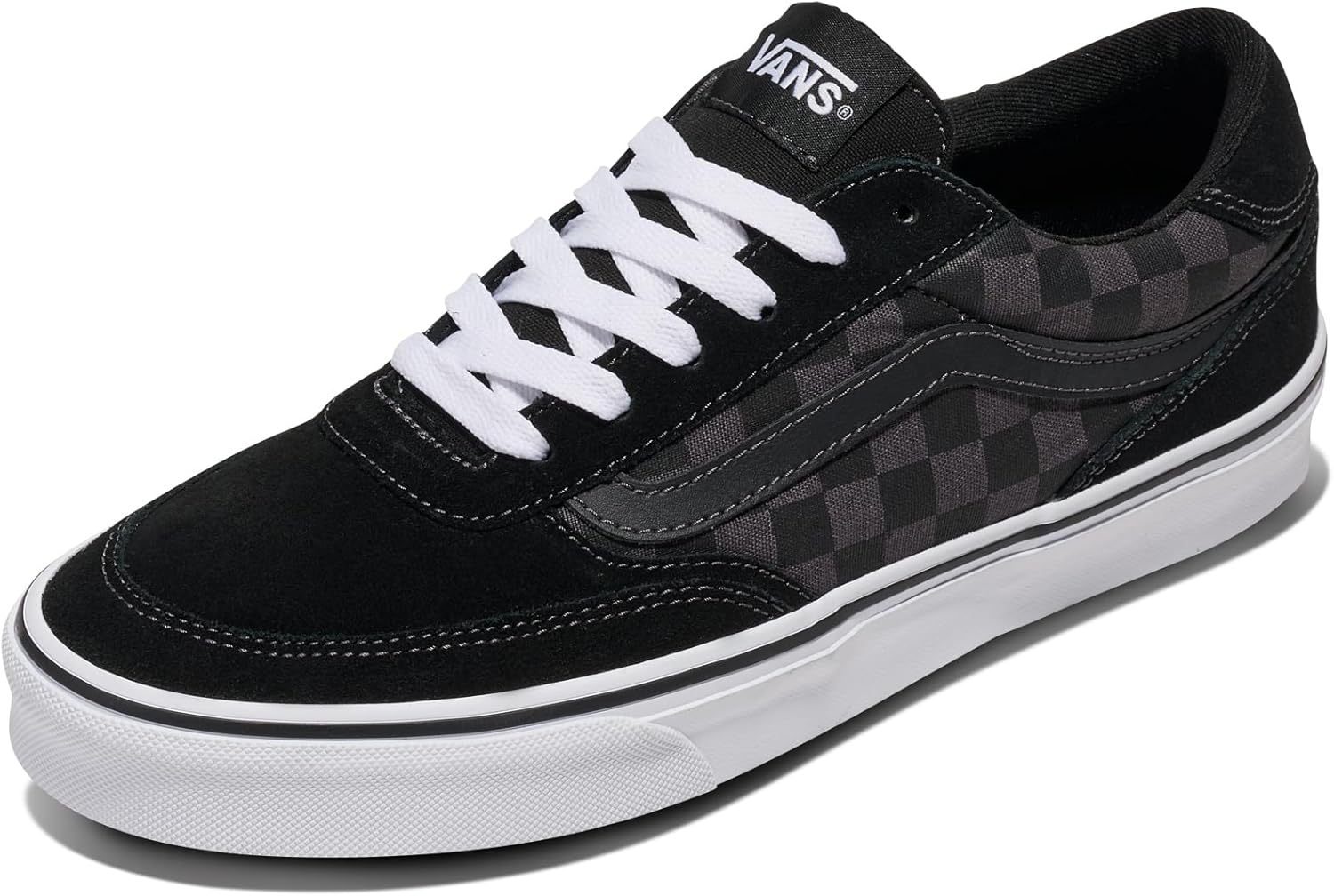 

Vans Mens Brooklyn Ls Shoe | Кроссовки Low-top для повседневной носки, прогулок, работы и моды, Checkerboard Black/Asphalt