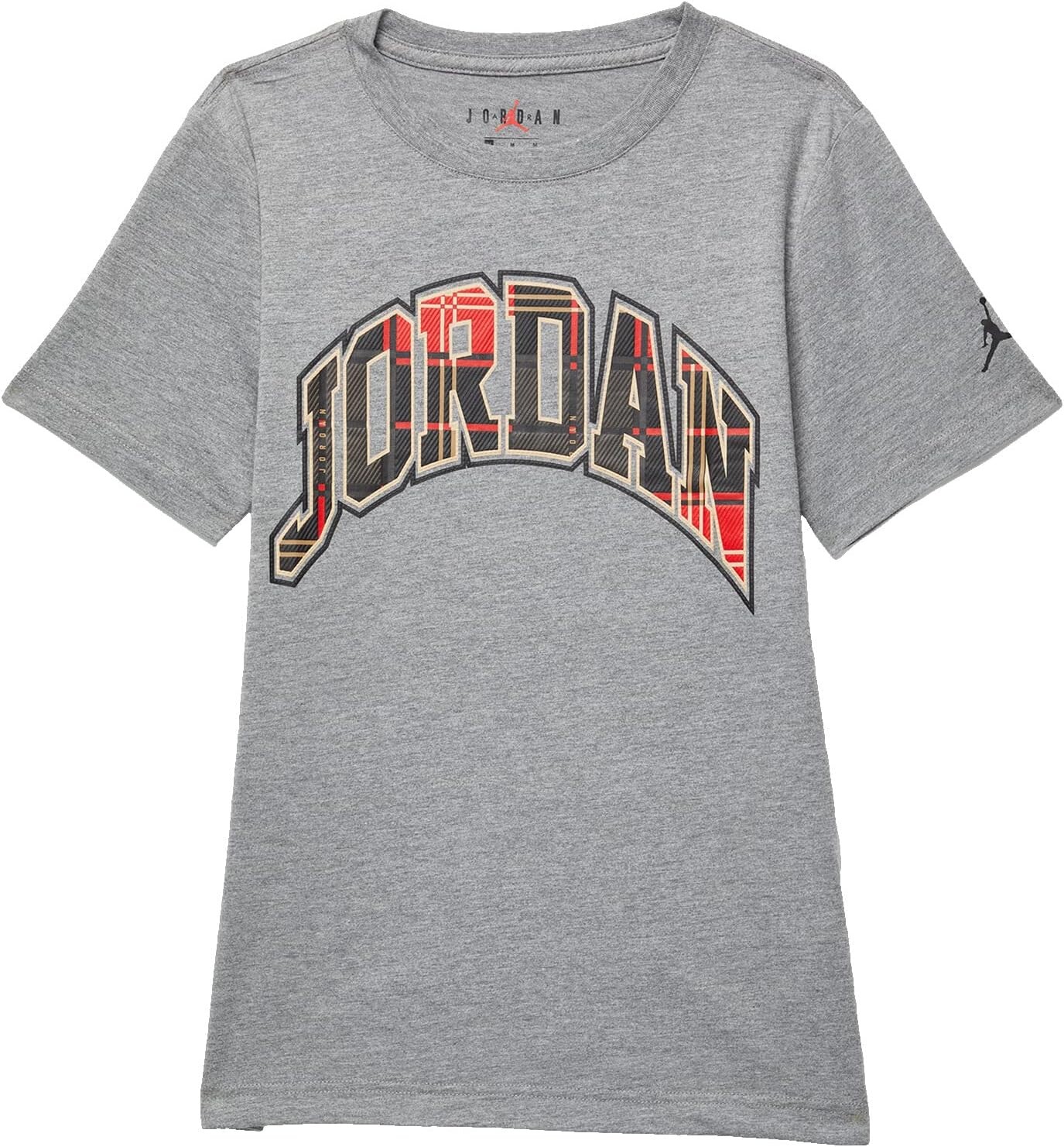 

Футболка Jordan Essentials Plaid Short Sleeve Tee, цвет Carbon Heather