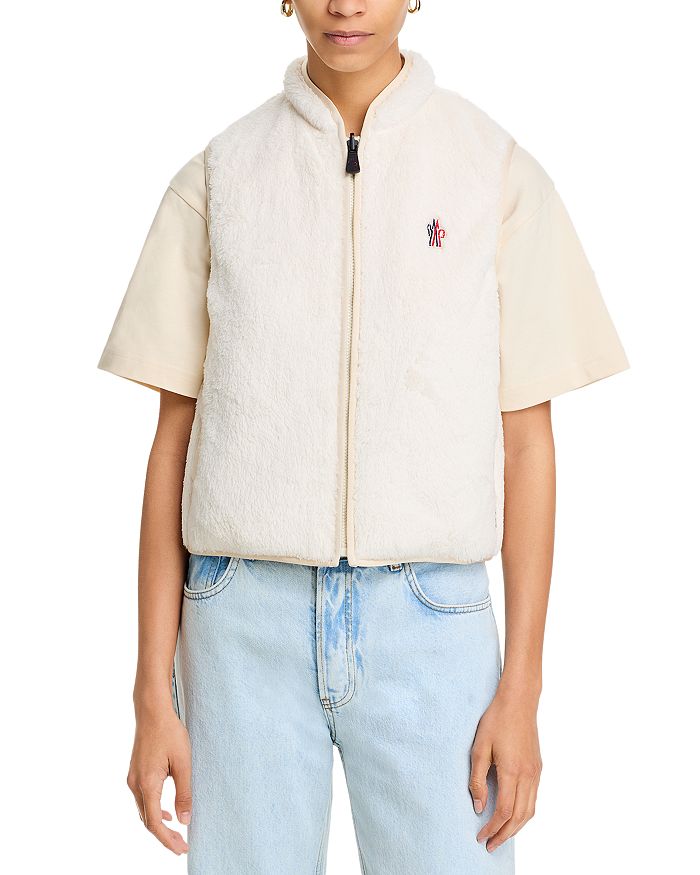 

Реверсивный жилет Moncler, коричневый/бежевый