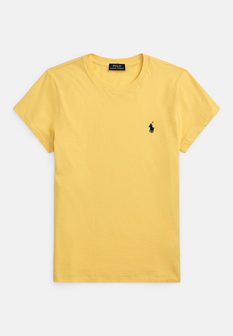 Футболка Polo Ralph Lauren COTTON JERSEY CREWNECK T-SHIRT, Collegiate Yellow/Dark Yellow — фото 4