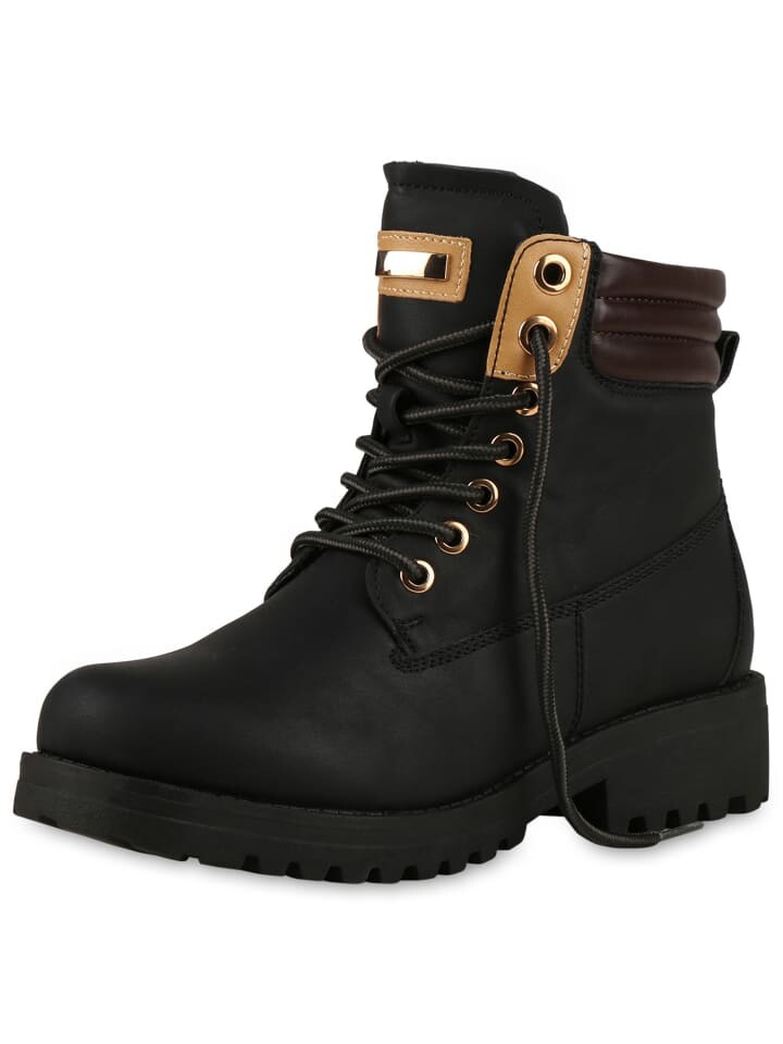 Ботильоны VAN HILL Worker Boots Grace, черный