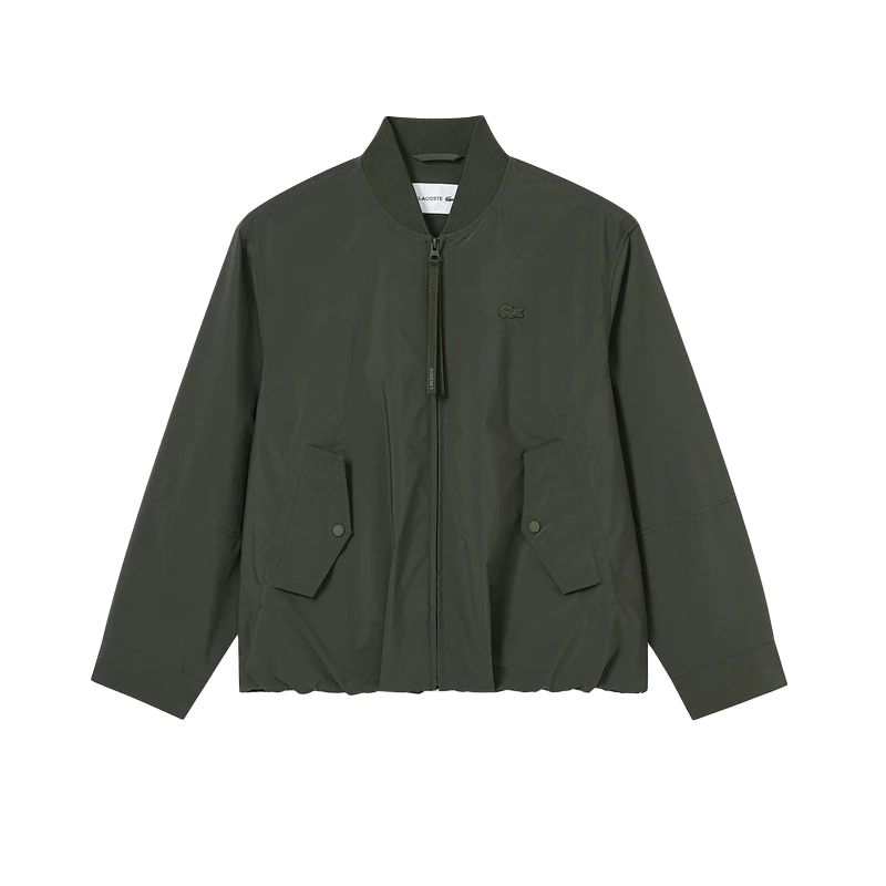 Куртка LACOSTE Женская, каменно-черного зеленого цвета, 02S/Milk Coffee — фото 3