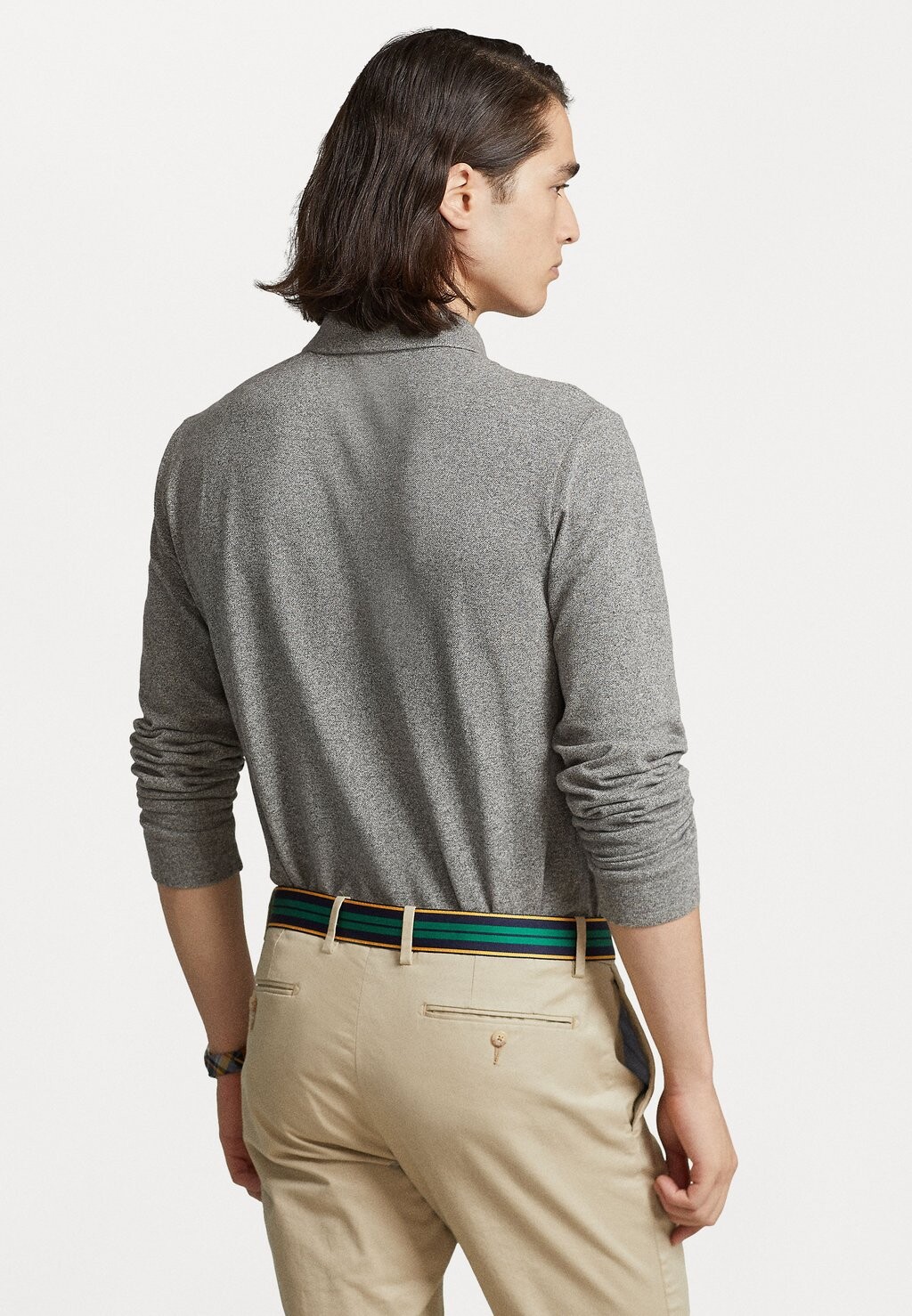 Рубашка-поло CUSTOM SLIM FIT Polo Ralph Lauren, вереск Кентербери — фото 3