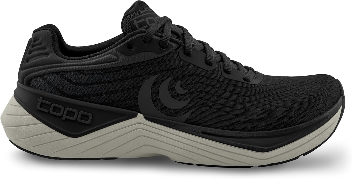 Мужские кроссовки Topo Athletic Ultrafly 5 с удобной легкой амортизацией, прочные, с падением 5 мм, для бега по шоссе, черный/угольный — фото 3