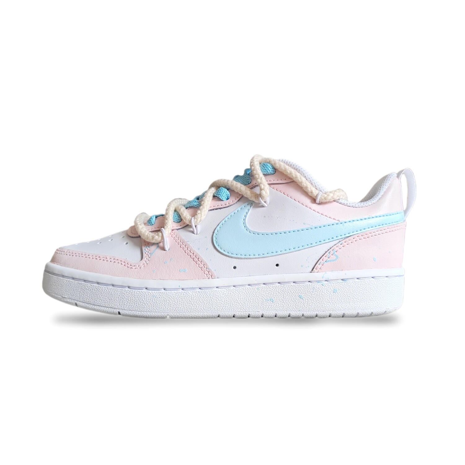 

Кроссовки Nike Court Borough Skateboard Shoes Women's Low-Top Pink/White, Розовый, Кроссовки Nike Court Borough Skateboard Shoes Women's Low-Top Pink/White