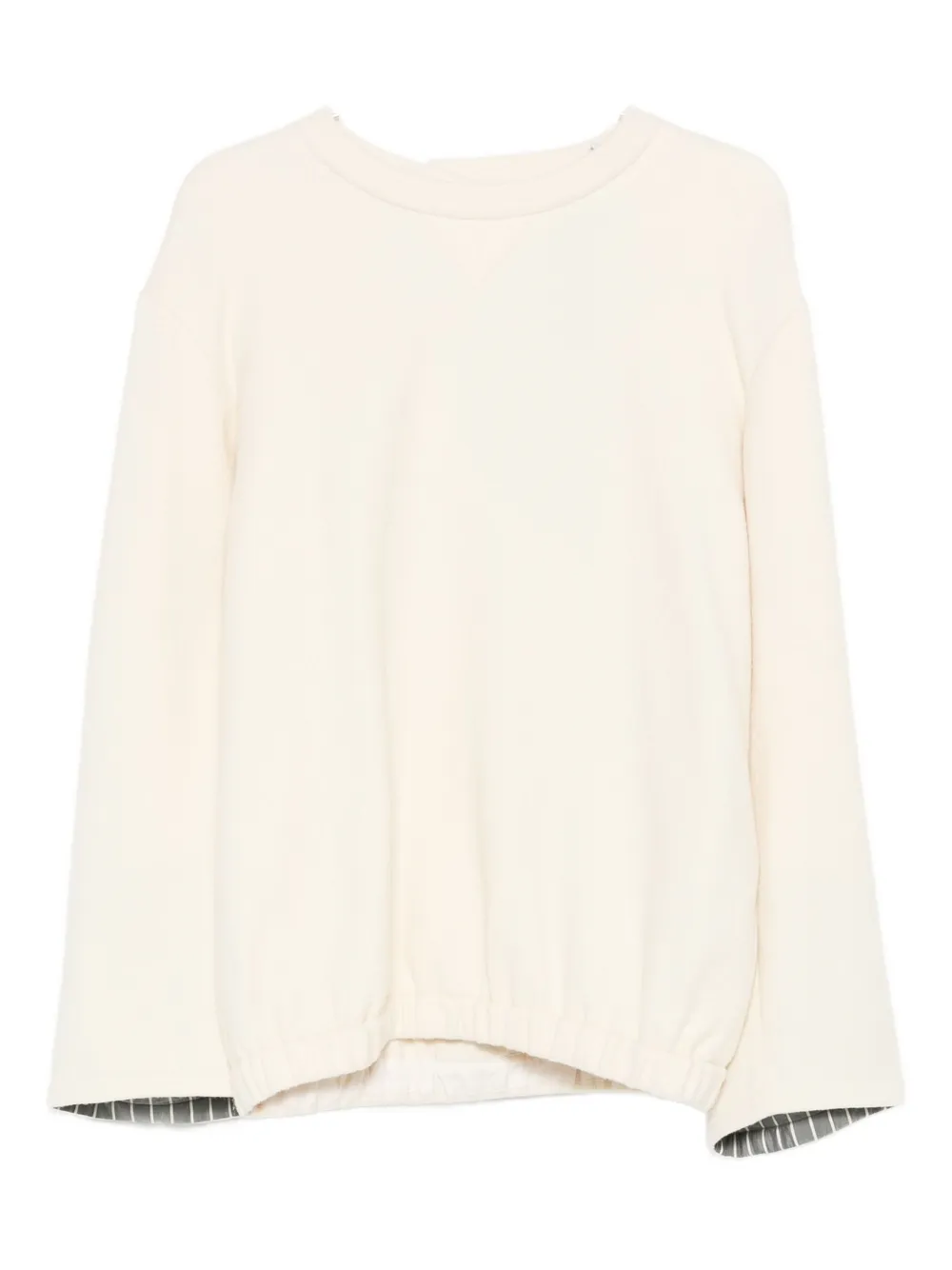 

Свитшот с заниженной линией плеч Carven, белый