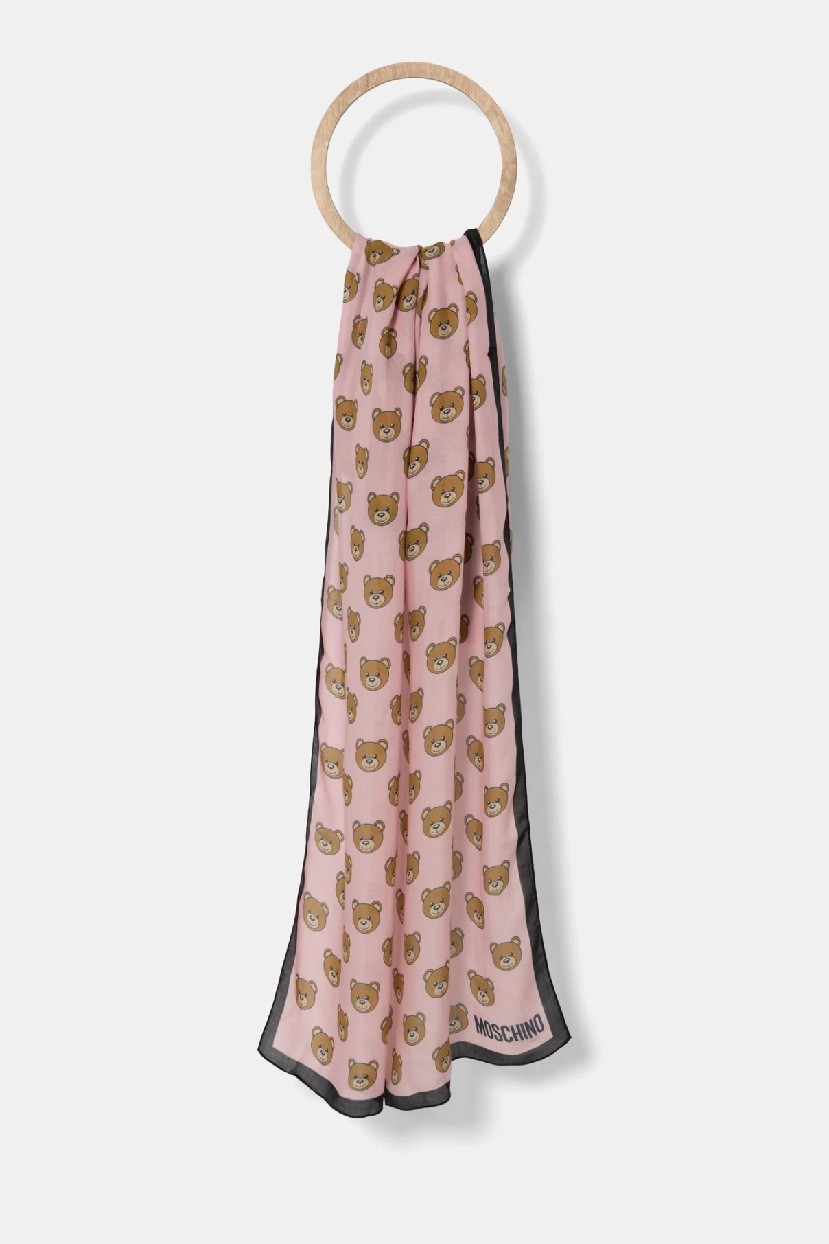 

Шарф Moschino, розовый