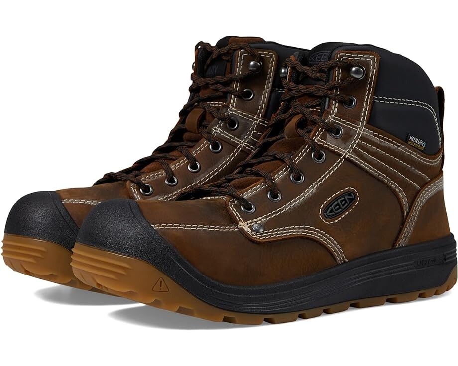 

Ботинки KEEN Utility Fort Wayne 6" WP Soft Toe, цвет Dark Earth/Gum
