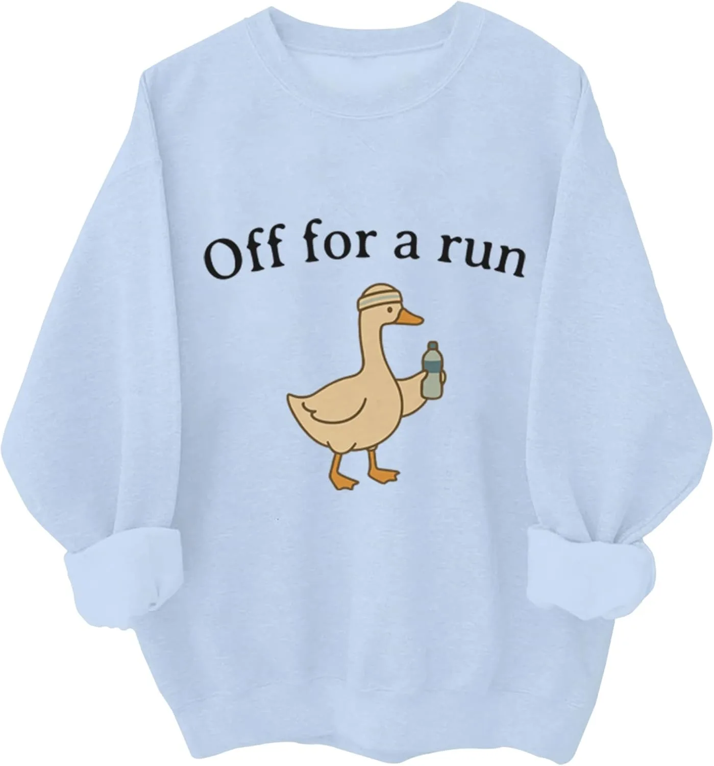 

Толстовка Off For A Run Goose с капюшоном и принтом Relliot