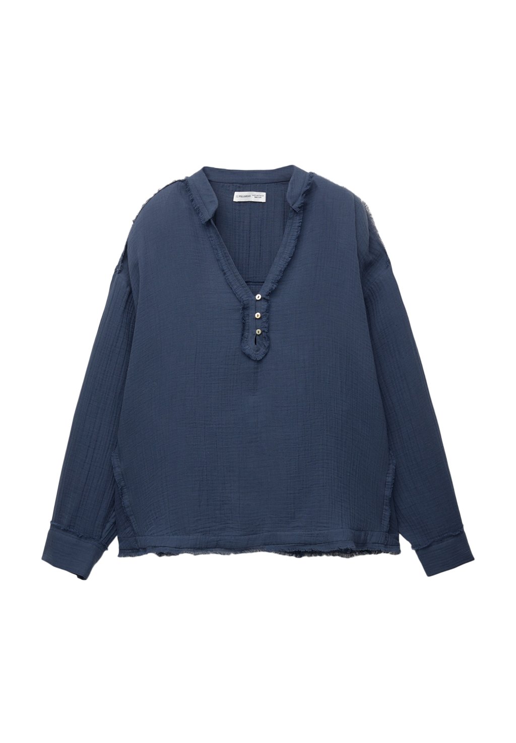 

Блуза PULL&BEAR, темно-синий