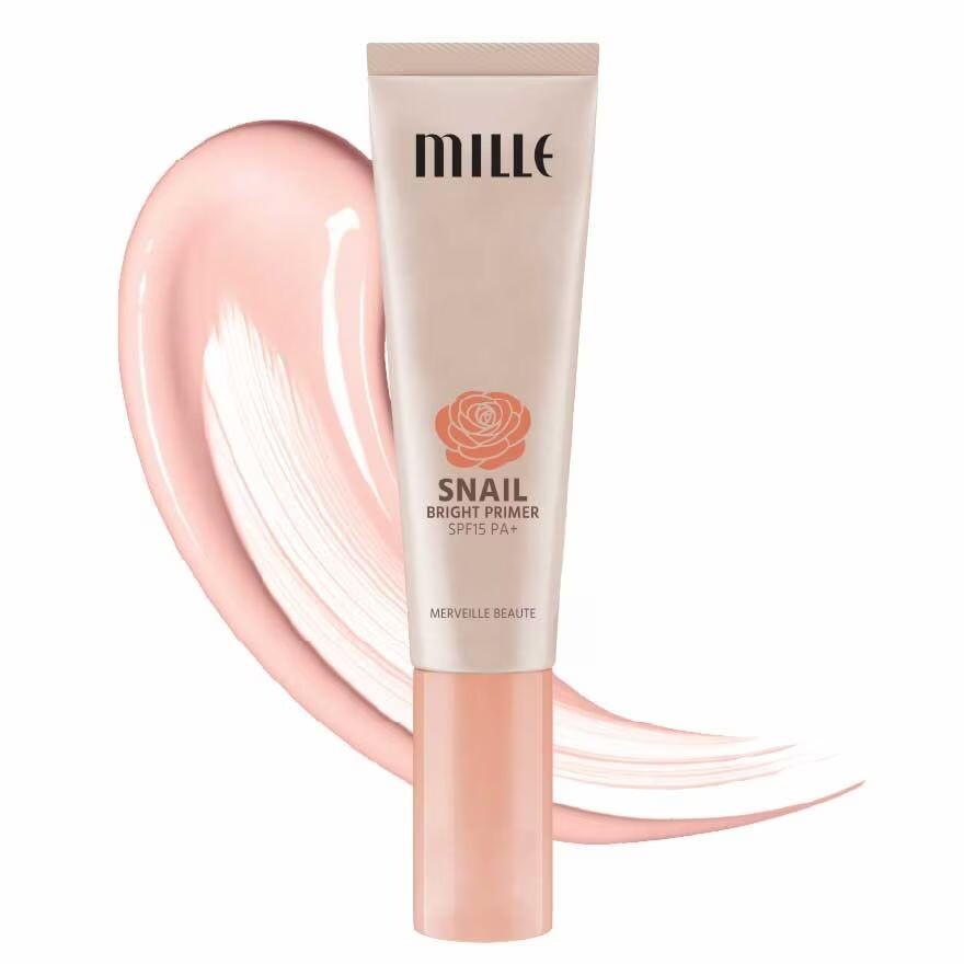 

Mille Праймер Snail Bright SPF15PA++ 30г. Розовый, Pink