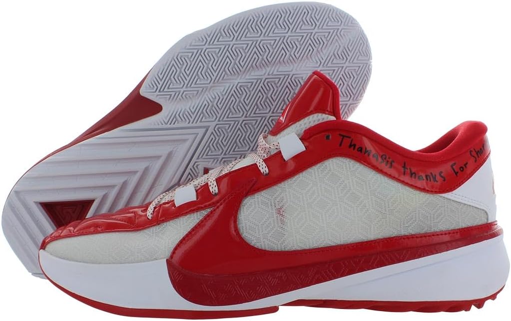 

Мужские баскетбольные кроссовки Nike Zoom Freak 5, белый/красный