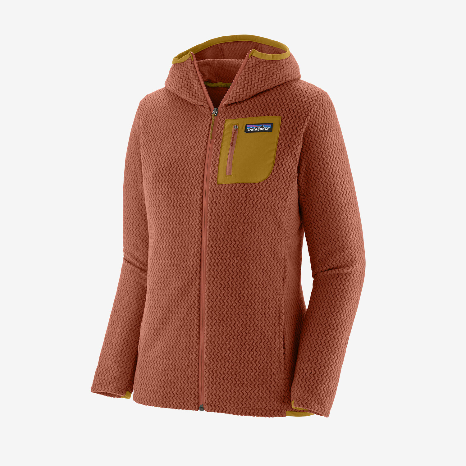 

Женская толстовка с молнией во всю длину R1 Air Patagonia, красный