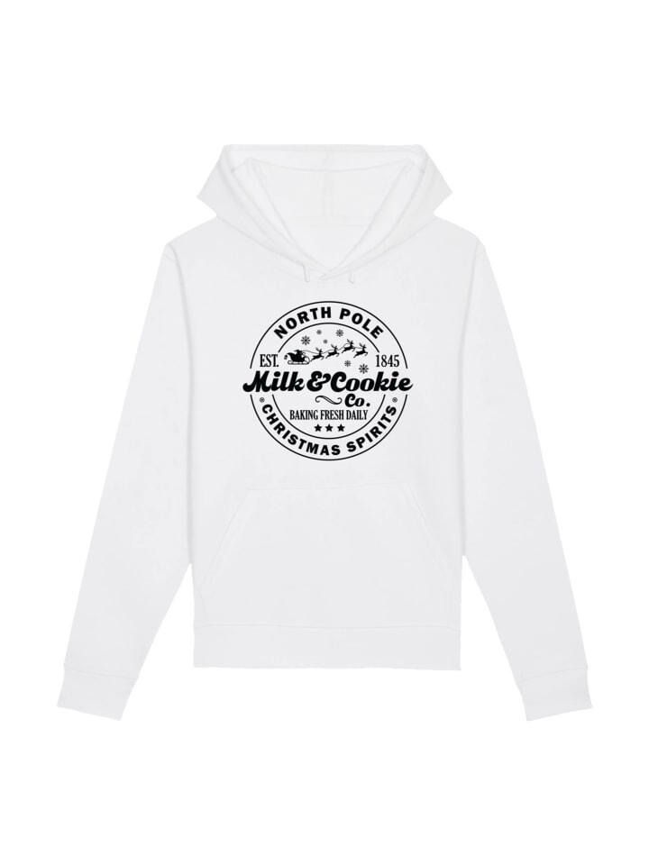 

Пуловер F4NT4STIC Hoodie Milk and Cookie Bakery Retro Weihnachten, белый