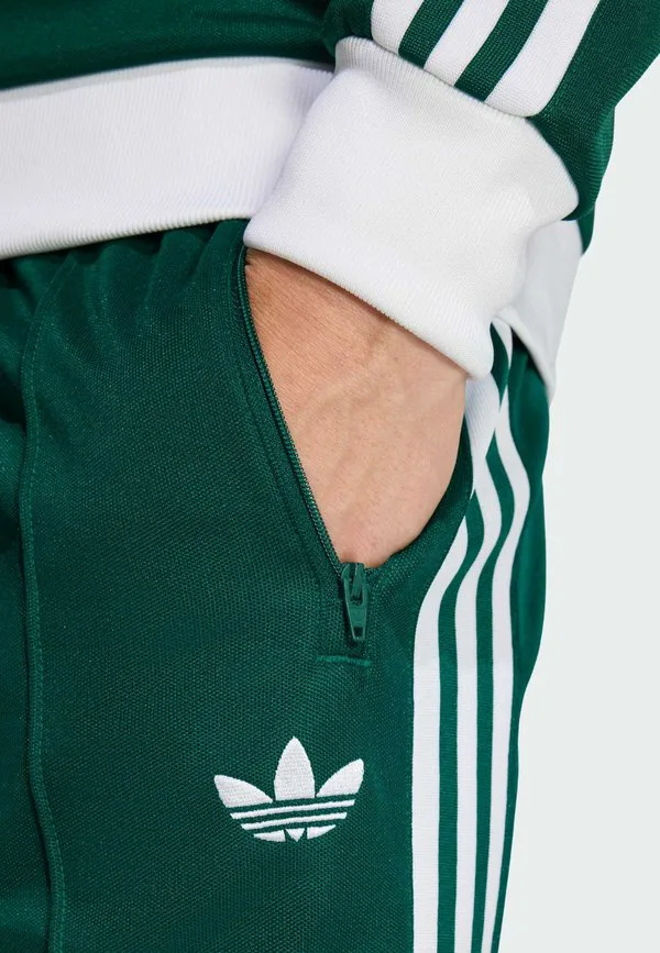 Классические спортивные штаны Adidas Originals, Collegiate Green White — фото 3