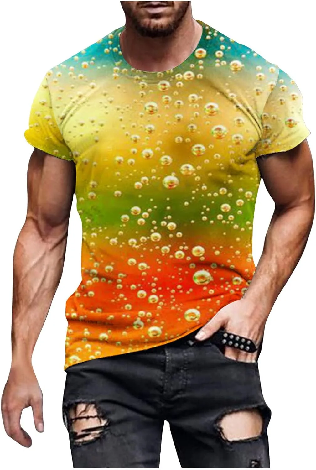 

Футболка с 3D-принтом для мужчин Oktoberfest, немецкий пивной фестиваль, slim fit, короткий рукав Zeiyignr