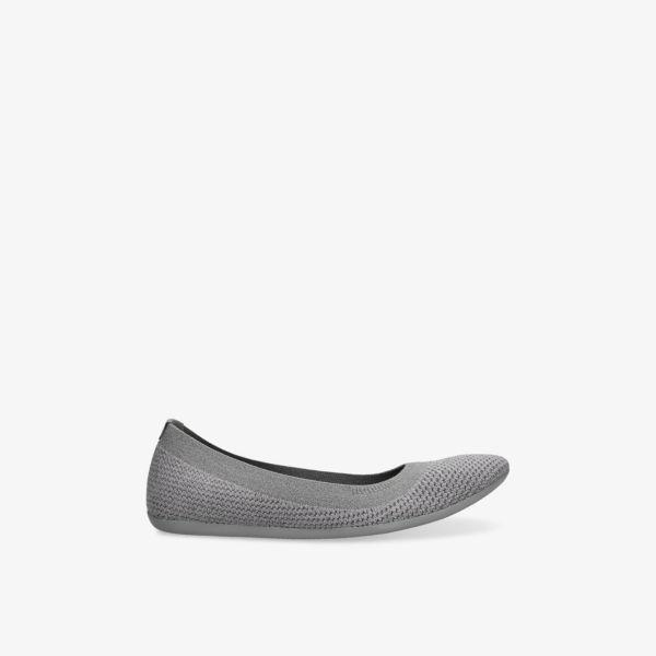 Балетки Allbirds Tree breezer текстильные вязаные, серый