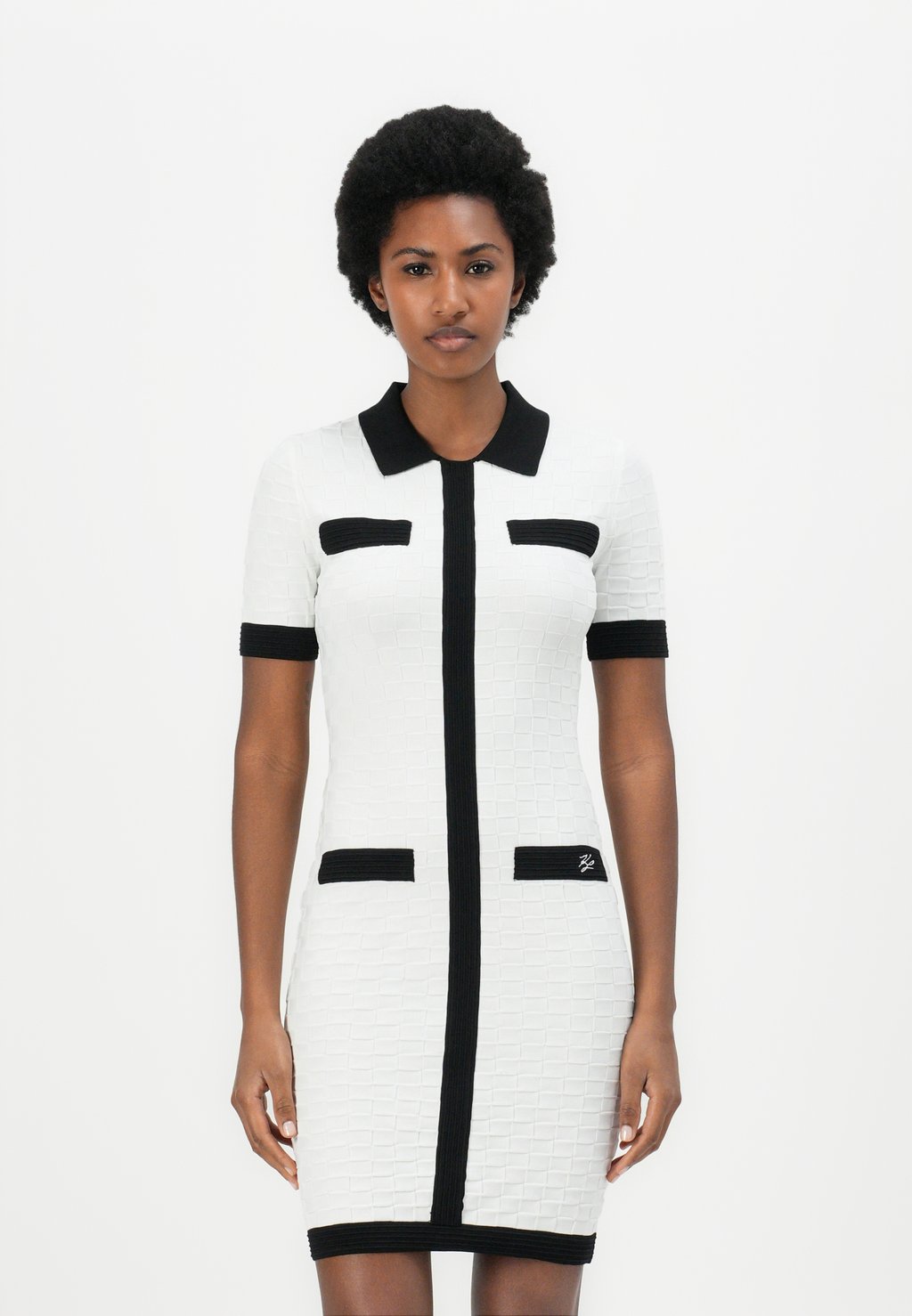 

Платье-джемпер CONTRAST DRESS KARL LAGERFELD, кремовый