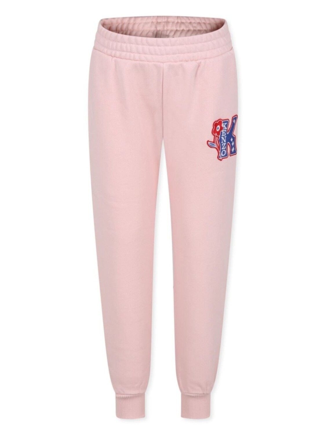 

Kenzo Kids хлопковые спортивные брюки с вышитым логотипом, розовый