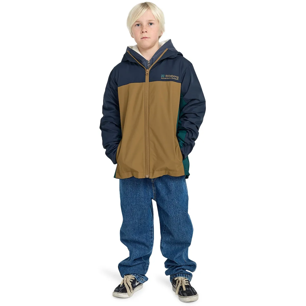 

Легкая детская ветровка из мини-рипстопа Transport Billabong, синий