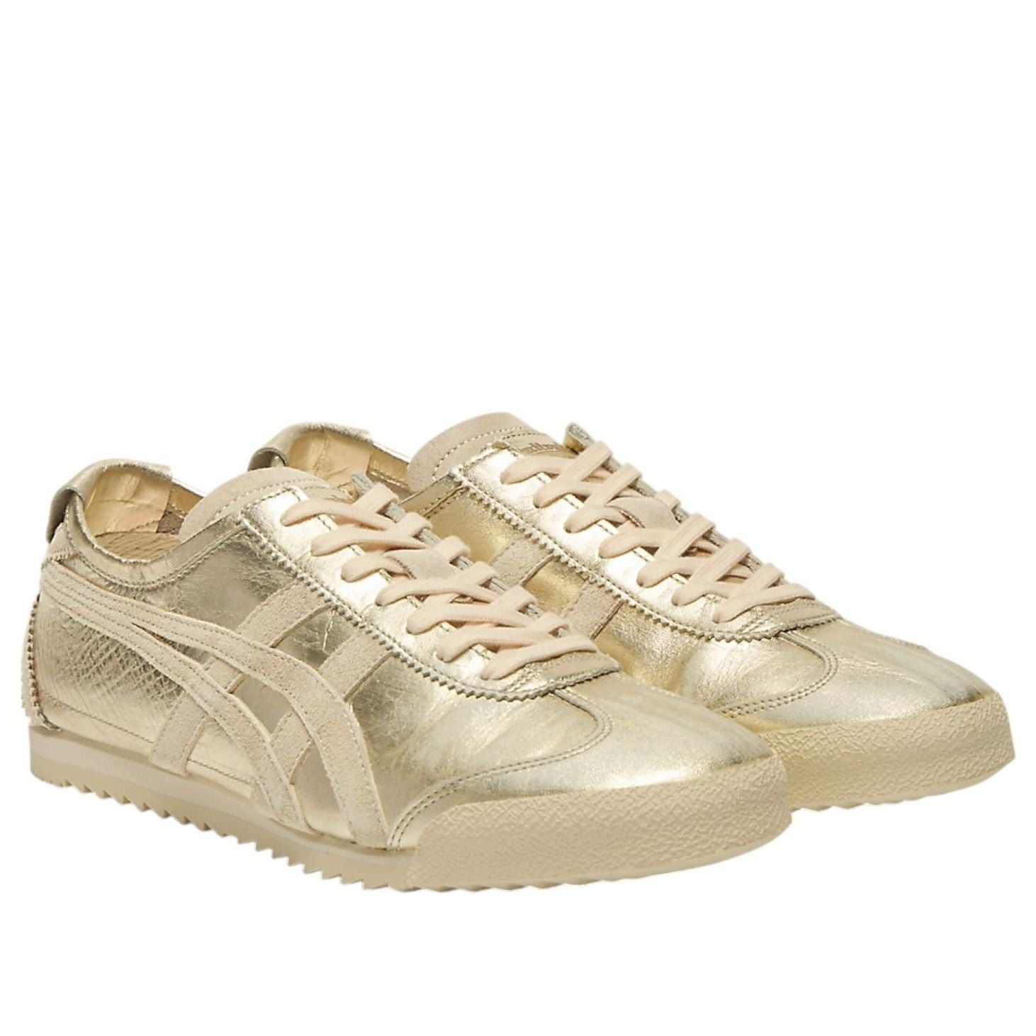 Кроссовки (WMNS) Onitsuka Tiger Nippon Made Mexico 66 Deluxe 'Pure Gold Cream' — фото 2