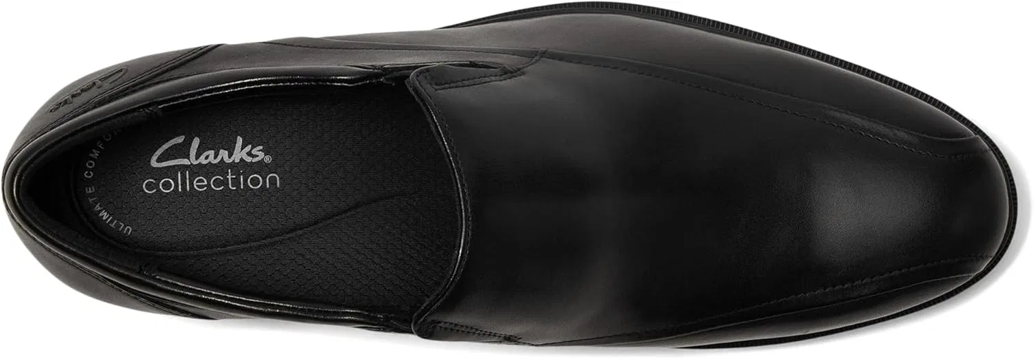 Мужские лоферы Clarks Steadwell Step, Black Leather — фото 2