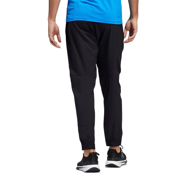 Спортивные штаны Men's adidas Solid Color Lacing Breathable Elastic Training Sports Pants/Trousers/Joggers Autumn Black, мультиколор — фото 4