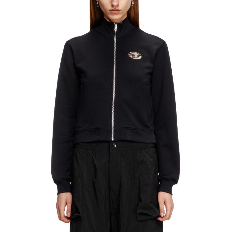 

DIESEL Флисовая толстовка с молнией, Black