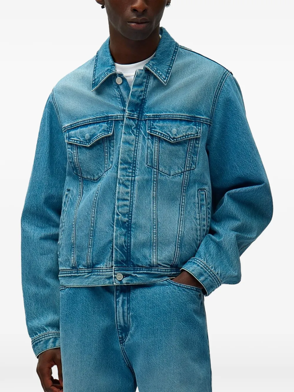 

Куртка с вышитым логотипом Arte Antwerp, синий