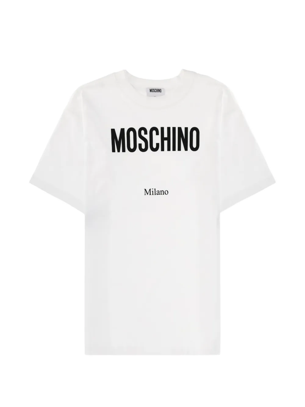

Футболка с принтом логотипа Moschino, белый