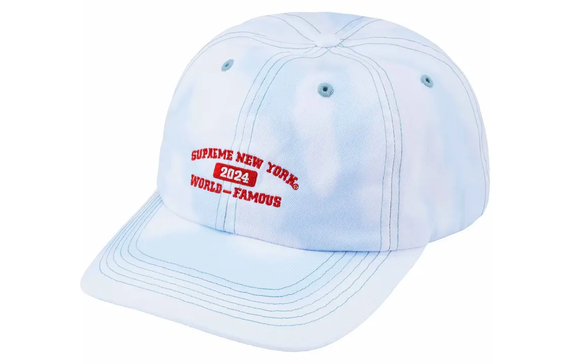 

Хлопковая бейсболка унисекс выбеленная Supreme