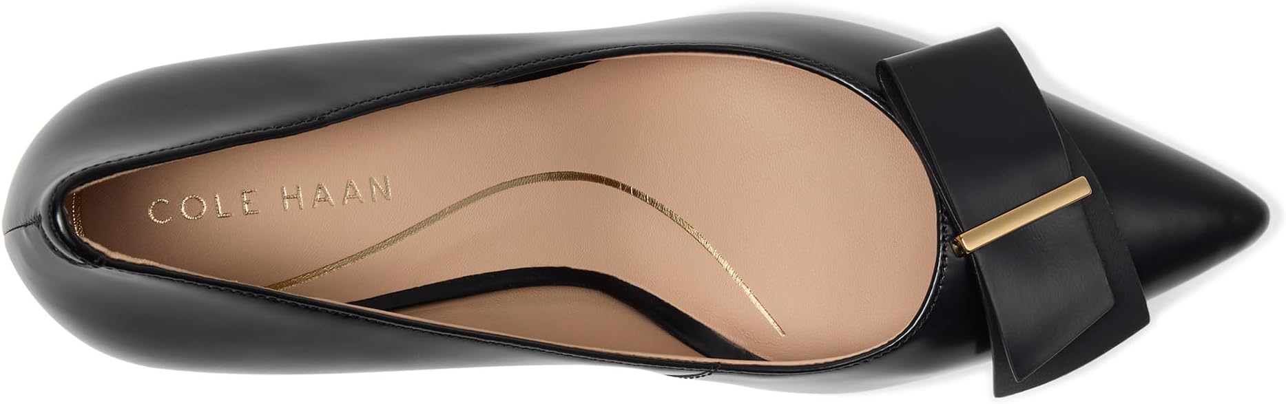 Туфли Cole Haan Women's Felicia Bow Pumps, Black Box Leather — фото 2