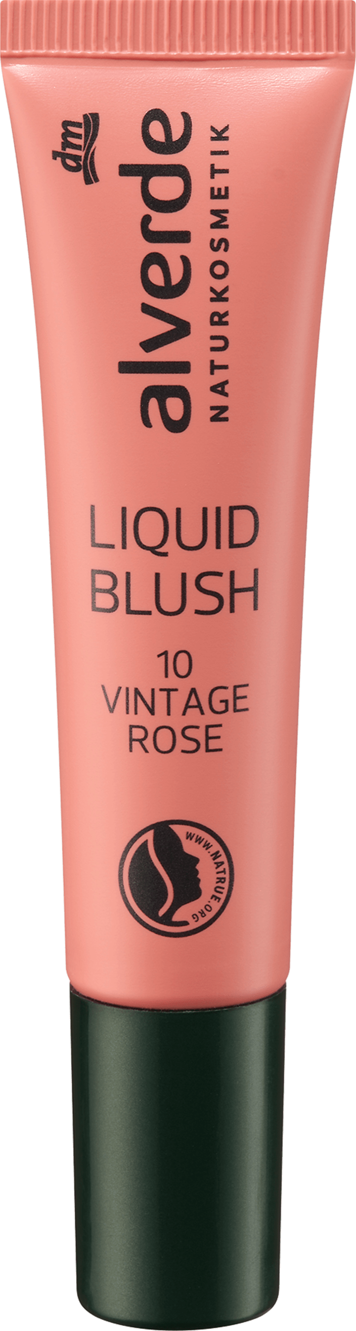 

Румяна alverde NATURKOSMETIK Liquid Blush 10 Vintage Rose, 15 ml