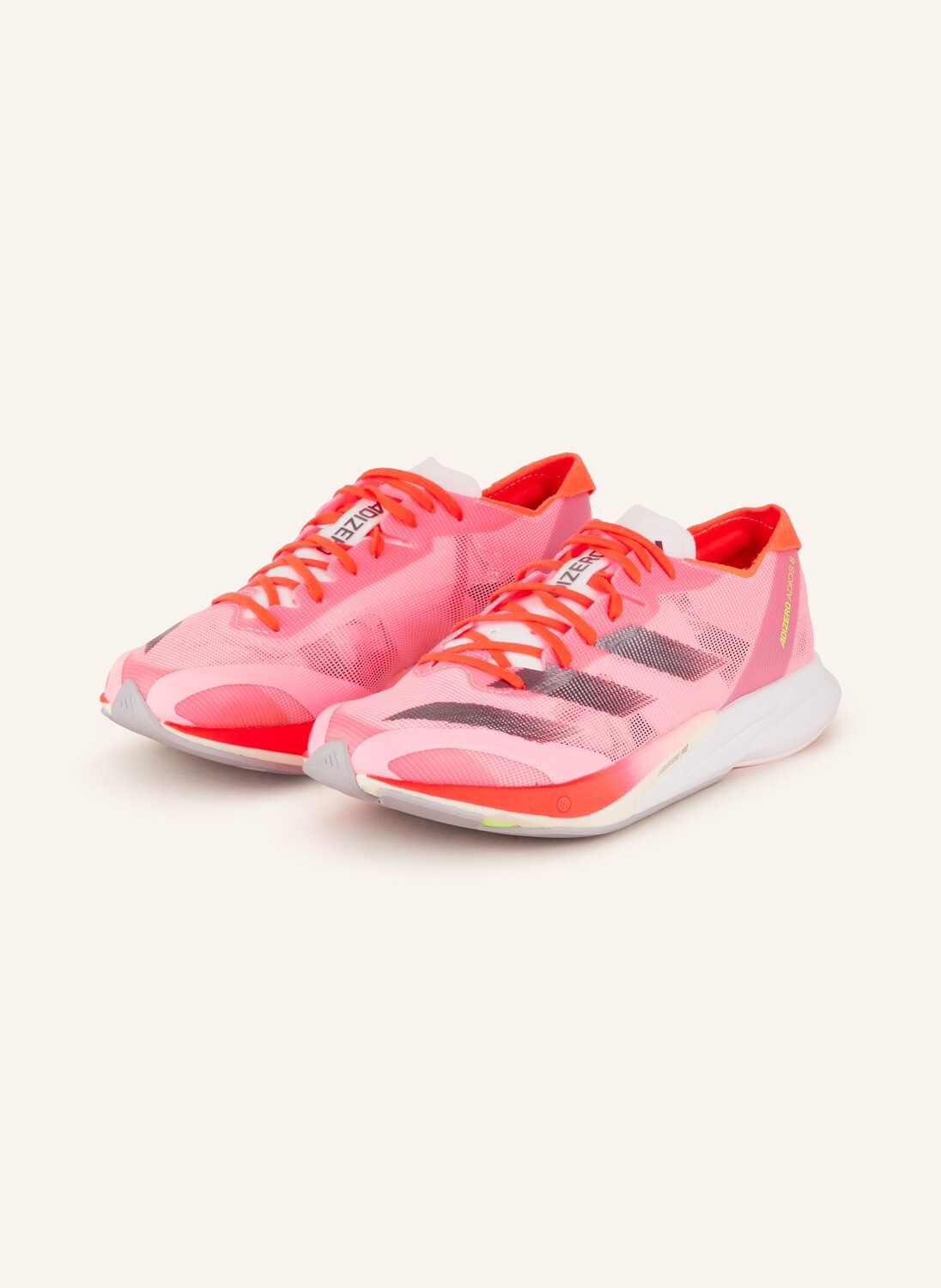 

Кроссовки adizero adios 8 adidas, цвет NEONROSA/NEONROT