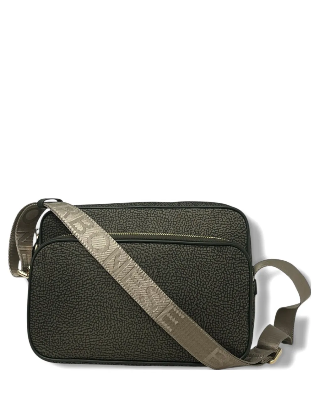 

Сумка через плечо с абстрактным принтом Borbonese, зеленый