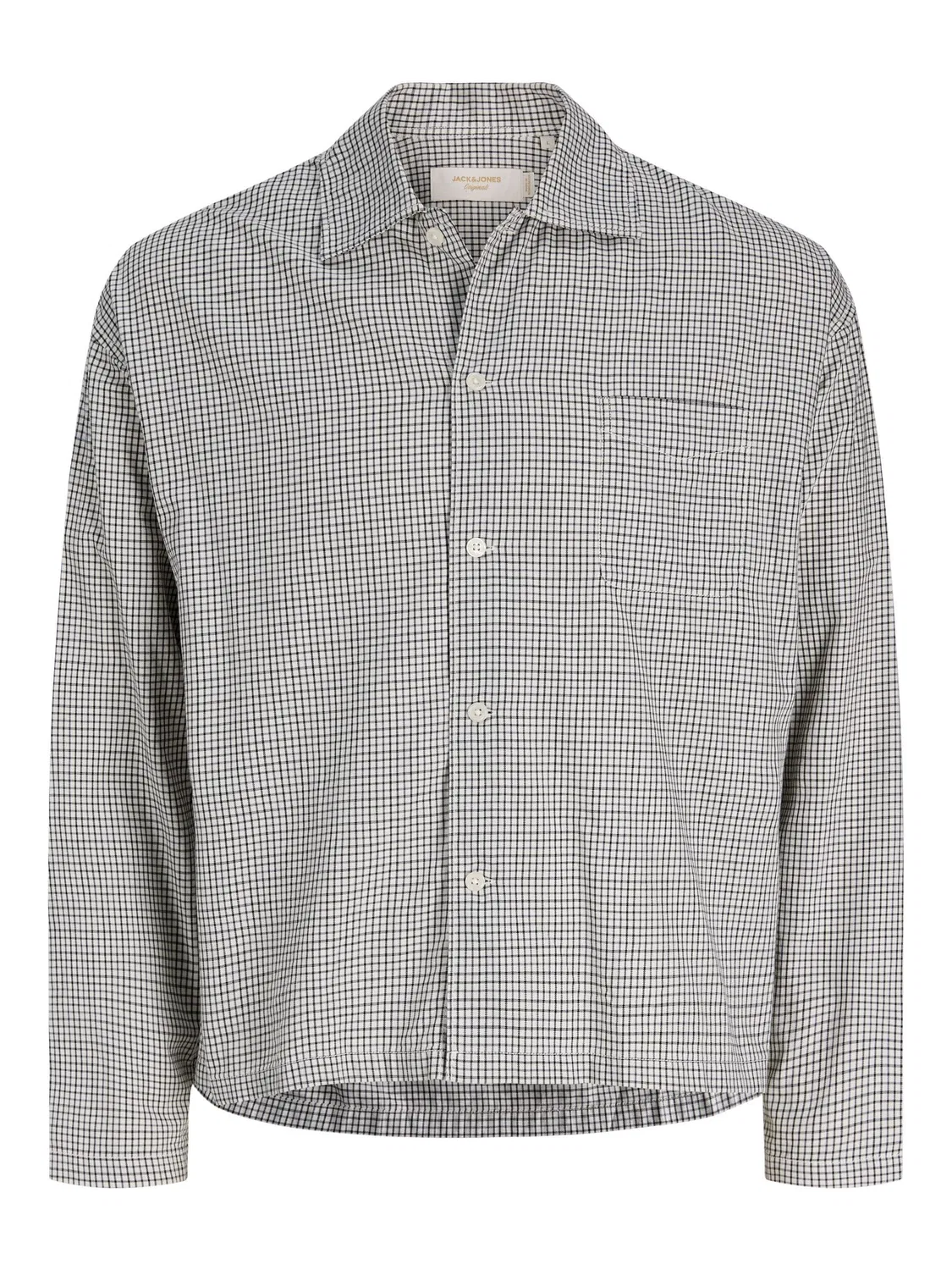 Рубашка свободного кроя JACK & JONES Junior, odyssey gray