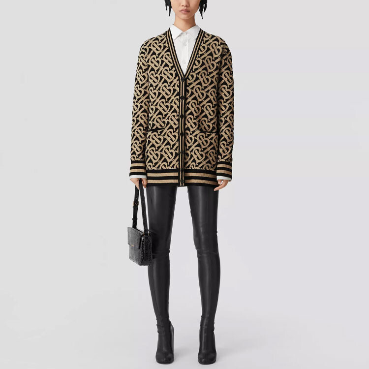 Свитер Burberry Женский, черный — фото 2