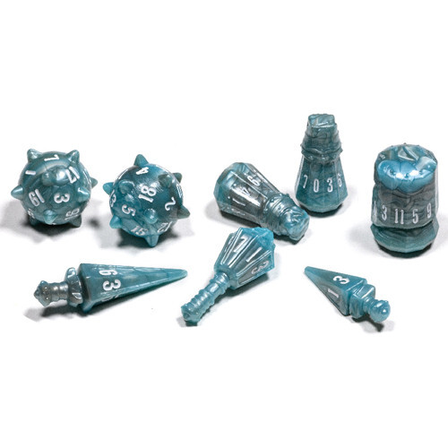 

Аксессуары PolyHero Dice Warrior Polyhedral Set: Stalwart Storm (8)