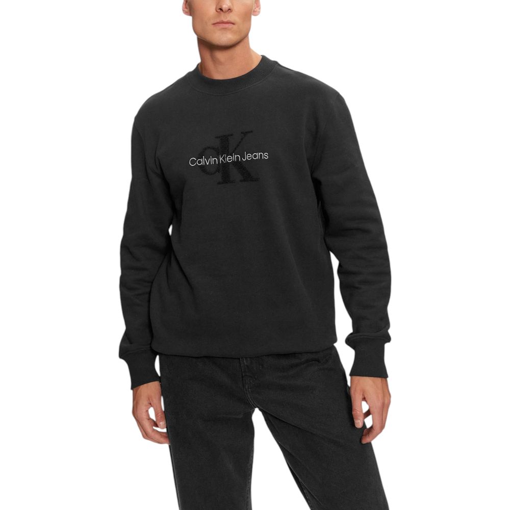 

Черный хлопковый свитер Calvin Klein Jeans
