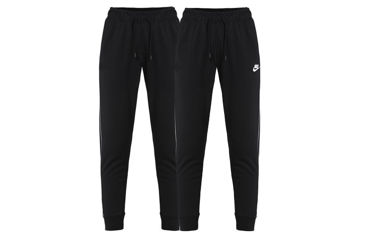 Спортивные трикотажные брюки женские Nike 2 шт (Чёрный) — фото 2