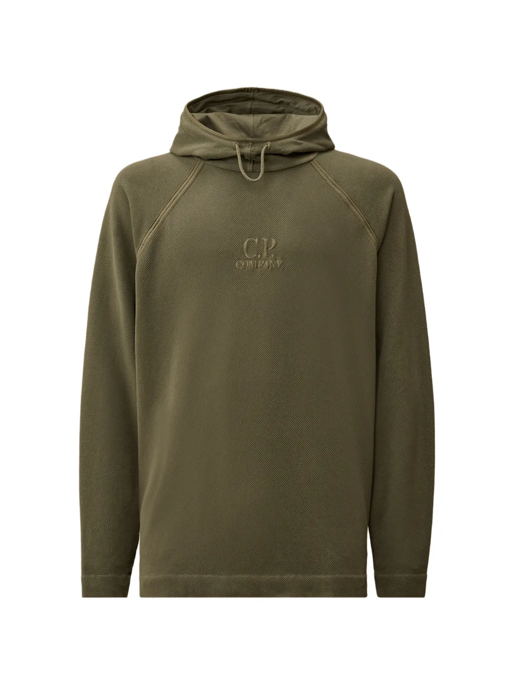 

Худи с вышитым логотипом C.P. Company, зеленый
